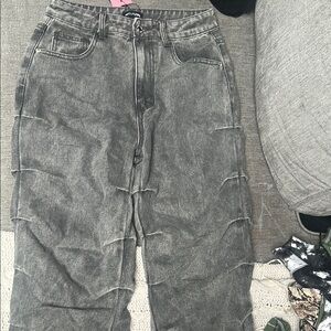 Pretty little things Gray Distressed Denim Jeans